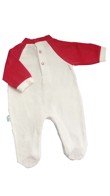 240G Velour Unisex Baby Wear Newborn Baby Boy Bodysuits With Embroidery