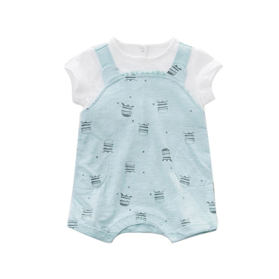 Comfortabele Unisex- Katoenen van de het Schermdruk 180G 100% van de Babyslijtage Koppeling